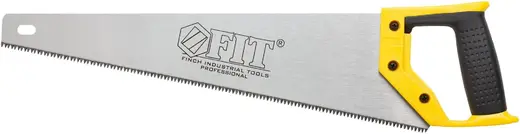 Fit Профи ножовка по дереву 3D-заточка каленая (450 мм) 7 зубьев сталь