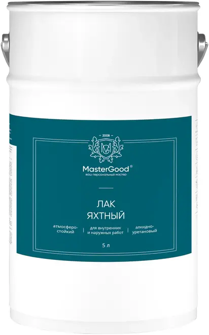 Master Good лак яхтный алкидно-уретановый (5 л) глянцевый