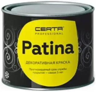 Certa Patina Итальянская эмаль декоративная для металла (500 г) бронза