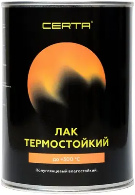 Certa лак термостойкий (800 г) полуглянцевый