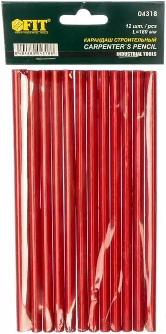 Fit карандаш строительный (12 карандашей серый) №4492590