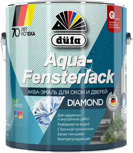 Dufa Aqua-Fensterlack аква-эмаль для окон (2 л) белая