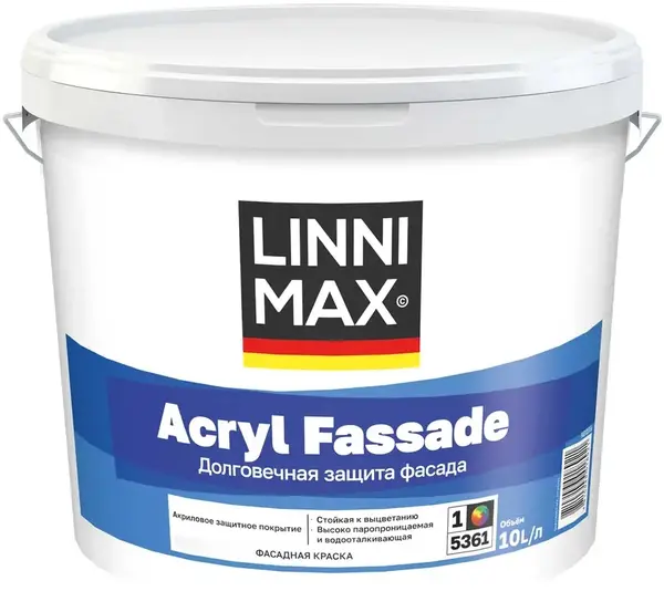 Caparol Linnimax Acryl Fassade краска для наружных работ (10 л)