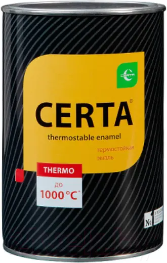 Certa Thermostable Enamel эмаль термостойкая (800 г) коричневая металлик (до 1000°C)
