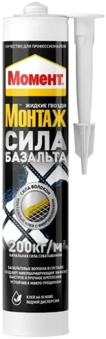 Момент Монтаж Сила Базальта клей монтажный (400 г)
