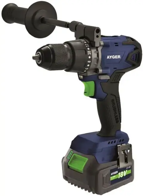 Ayger AP18BL4 шуруповерт аккумуляторный бесщеточный (18 В) AP18BL4