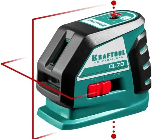 Kraftool Professional CL-70 нивелир лазерный линейный (635 нм)
