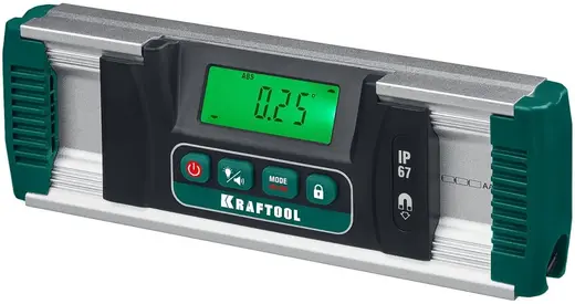 Kraftool Extrem Hold уровень-уклономер магнитный электронный (160 мм)