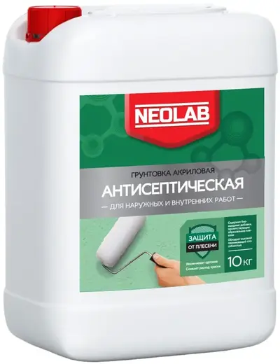 Neolab грунтовка акриловая антисептическая (10 кг)