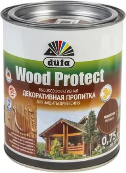 Dufa Wood Protect высокоэффективная декоративная пропитка (750 мл) белая