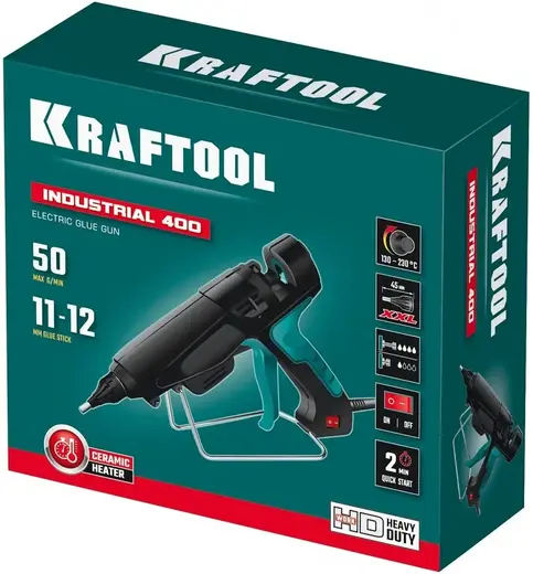 Kraftool Industrial 400 пистолет клеевой термоклеящий