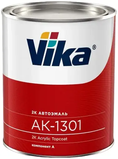 Vika АК-1301 автоэмаль акриловая двухкомпонентная (850 г) белая №40