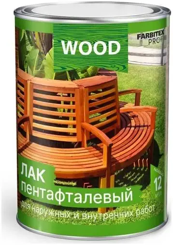 Farbitex Profi Wood лак пентафталевый (900 мл) высокоглянцевый