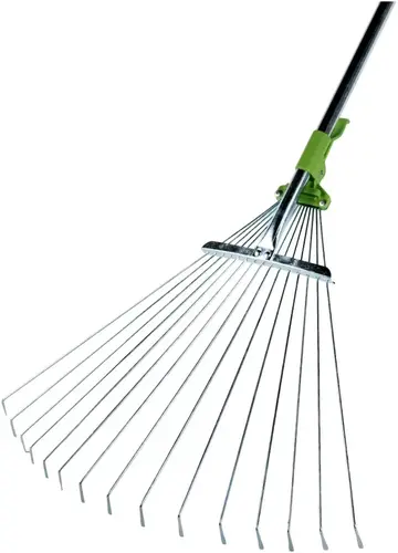 Don Gazon грабли веерные регулированные с черенком 15 зубьев