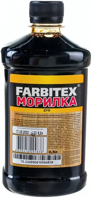 Farbitex морилка водная (500 мл) дуб