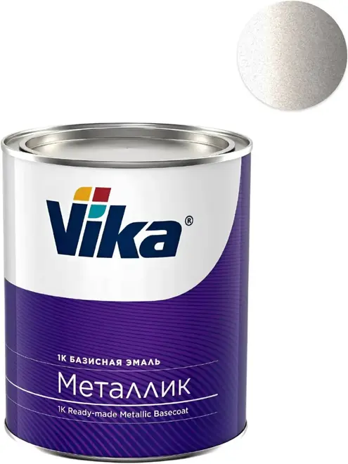 Vika Металлик эмаль базисная однокомпонентная (900 г) Moondust Silver №2431C