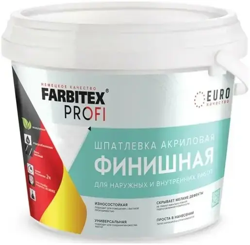 Farbitex Profi шпатлевка акриловая финишная (3 кг)