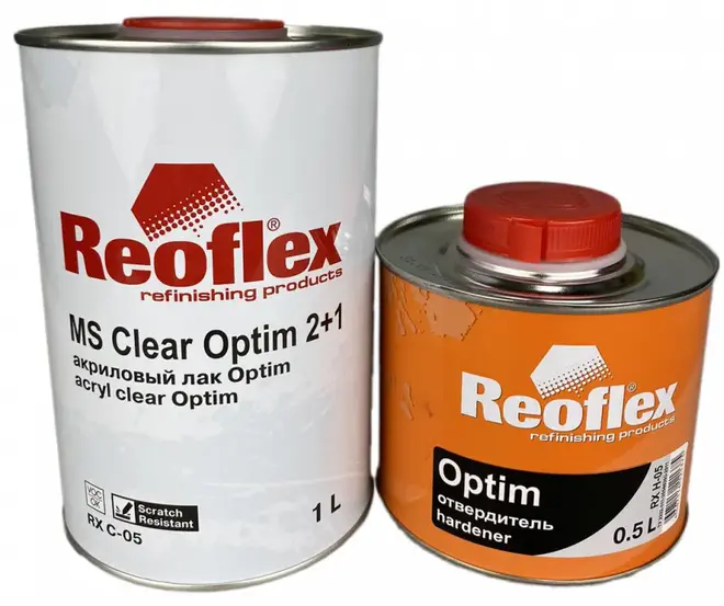 Reoflex MS Clear Optim 2+1 лак акриловый 2-комп (750 мл (500 мл + 250 мл)