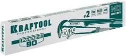Kraftool Professional Panzer-90 №2 ключ трубный с прямыми губками (1 1/2 дюйма)