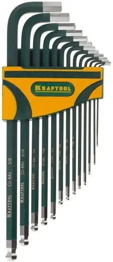 Kraftool Industrie набор ключей имбусовых удлиненных (0.10-10 мм)
