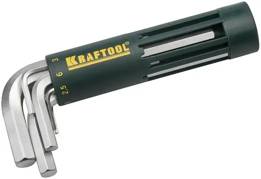 Kraftool Expert набор ключей имбусовых коротких (2-10 мм)