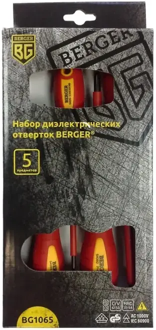 Berger набор отверток диэлектрических (5 предметов)