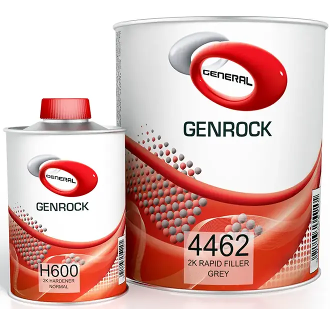 General Genrock GR4462 2К грунт-наполнитель быстросохнущий 2-комп (1.25 л (1 л + 250 мл) светло-серый