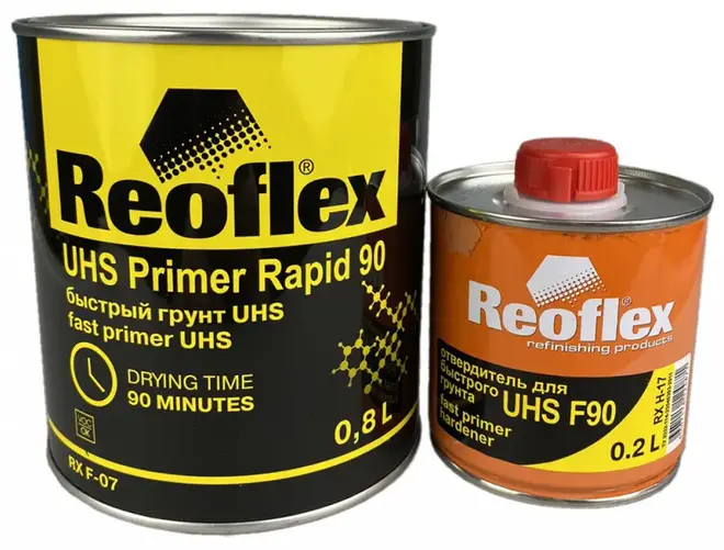 Reoflex UHS Primer Rapid 90 4+1 грунт быстрый (1 л) светло-серый