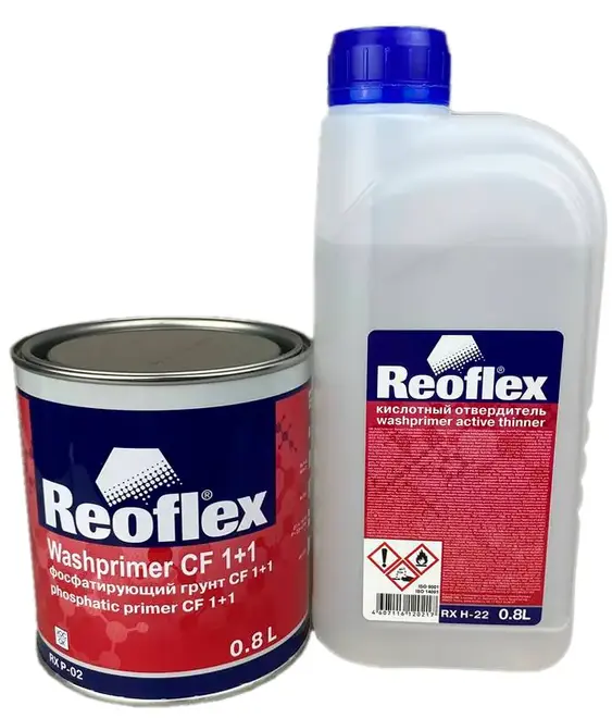 Reoflex Washprimer CF 1+1 грунт фосфатирующий (1.6 л)