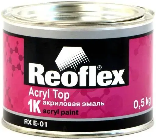 Reoflex Acryl Top эмаль акриловая (500 г) черная