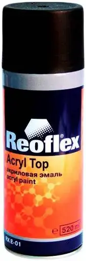 Reoflex Acryl Top эмаль акриловая (520 мл) черная