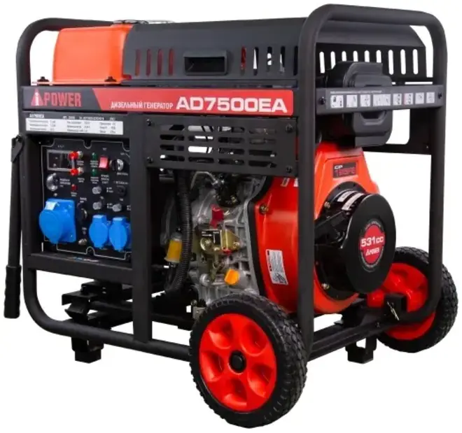 A-Ipower AD7500EA генератор дизельный (7000/7500 Вт)
