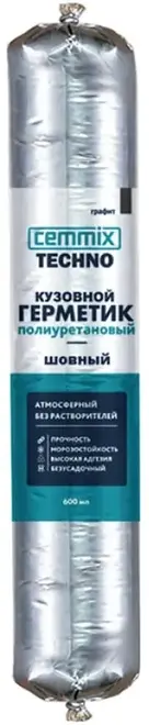 Cemmix Techno герметик кузовной полиуретановый шовный (600 мл)