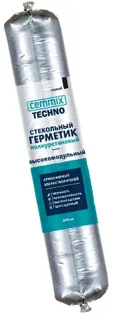Cemmix Techno герметик стекольный полиуретановый высокомодульный (600 мл) белый
