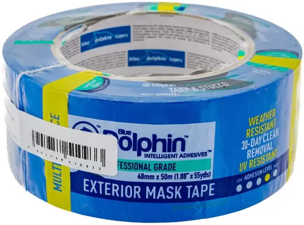 Blue Dolphin Exterior Tape Blue лента малярная для наружных работ (48*50 м) №02-3-01-EN BDN