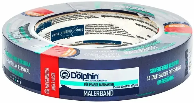 Blue Dolphin Painters Tape лента малярная (25*50 м) №01-1-01-EN SBL