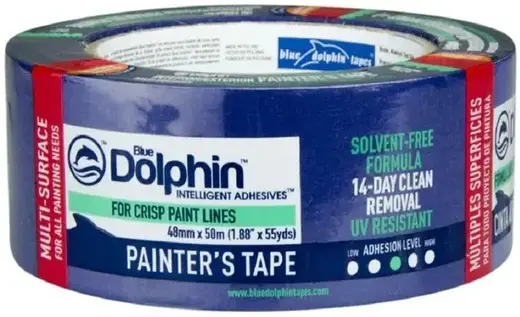 Blue Dolphin Painters Tape лента малярная (48*50 м)