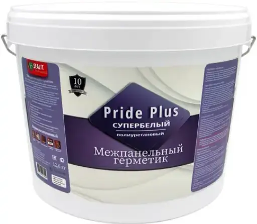 Sealit Pride Plus герметик межпанельный супербелый полиуретановый (10 л)