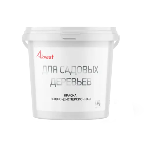 Аквест Мастер 3 краска водно-дисперсионная для садовых деревьев (3 кг) белая