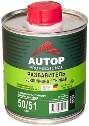 Autop 50/51 Tinner Standart разбавитель стандарт акриловый (250 мл)