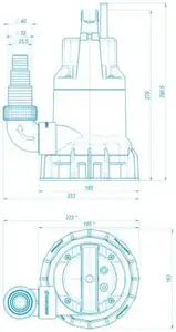 Джилекс Фекальник 140/6 насос фекальный (400 Вт)