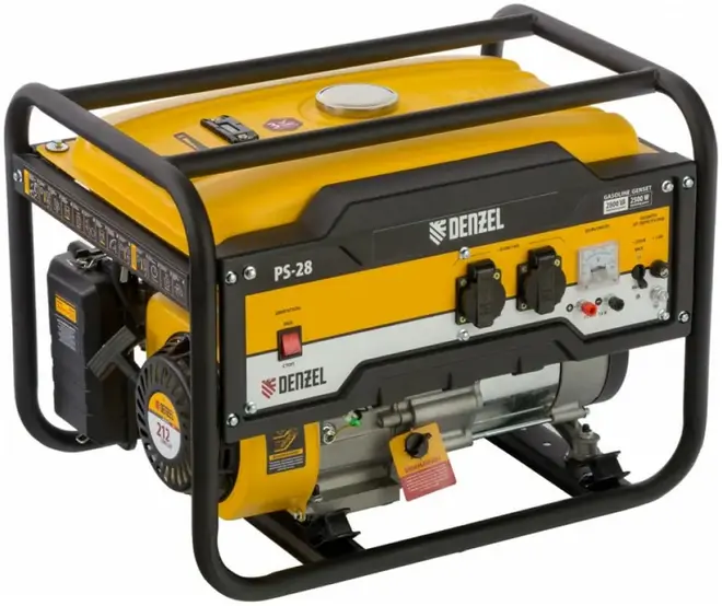 Denzel PS 28 генератор бензиновый (2500/2800 Вт)