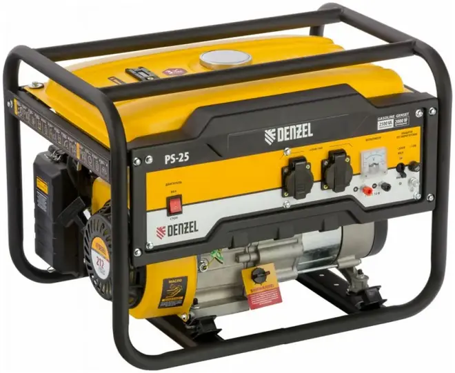 Denzel PS 25 генератор бензиновый (2000/2500 Вт)