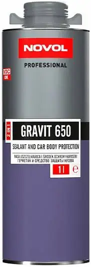 Novol Professional Gravit 650 герметик и средство защиты кузова 2 в 1 (1 л)