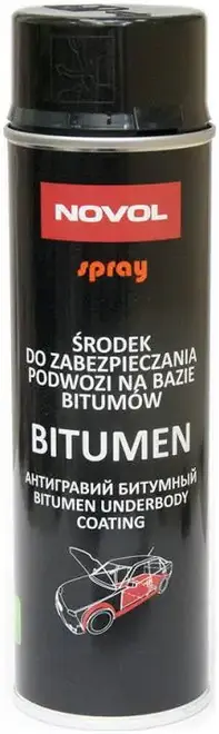 Novol Bitumen Underbody Coating Spray антигравий битумный (500 мл)