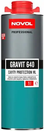 Novol Professional Gravit 640 средство для защиты закрытых профилей (1 л)