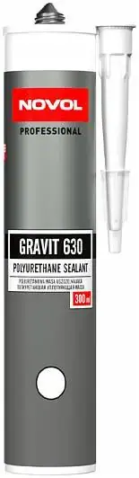 Novol Professional Gravit 630 полиуретановый герметик (310 мл) белый
