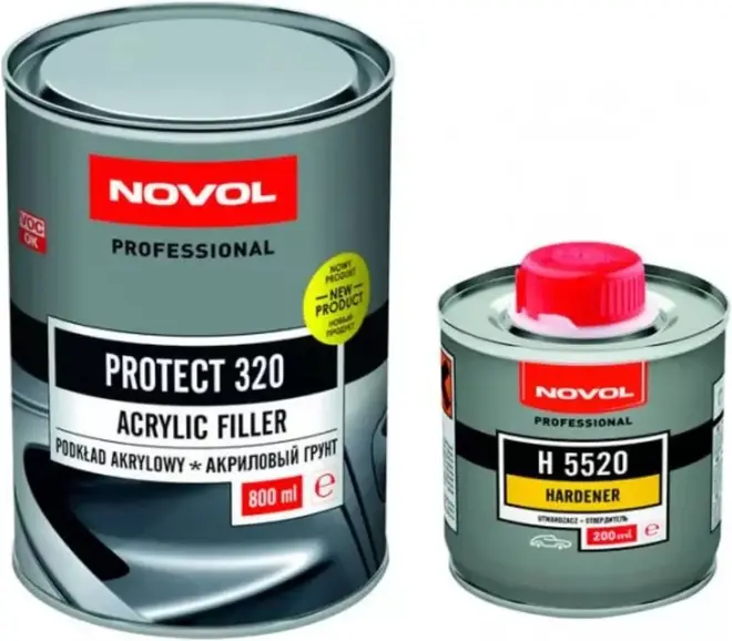 Novol Professional Protect 320 грунт акриловый 2-комп (1 л (800 мл + 200 мл)