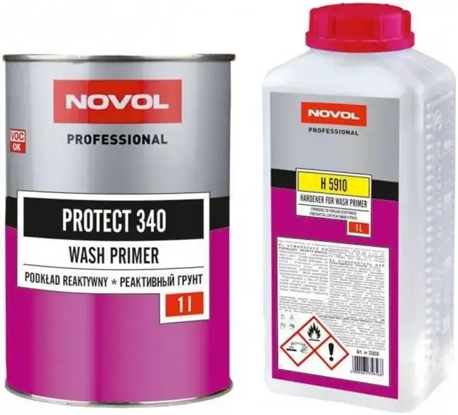 Novol Professional Protect 340 грунт реактивный 2-комп (400 мл (200 мл + 200 мл)