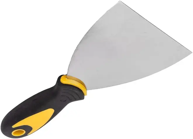 Fit шпатель с прорезиненной ручкой (100 мм)